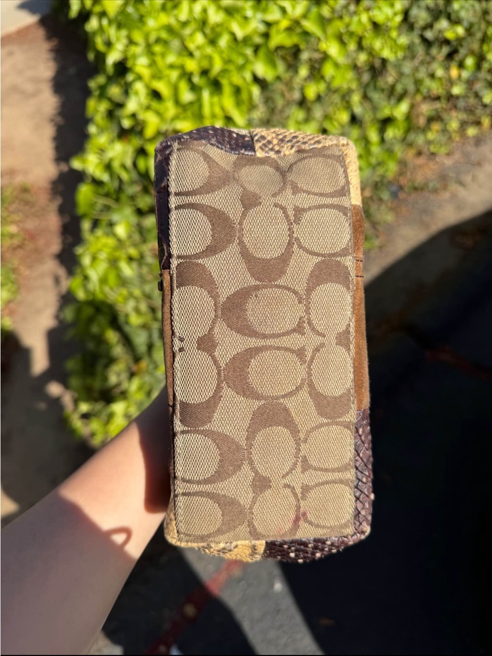 Coach vintage leopard patchwork - Picture 5 of 5